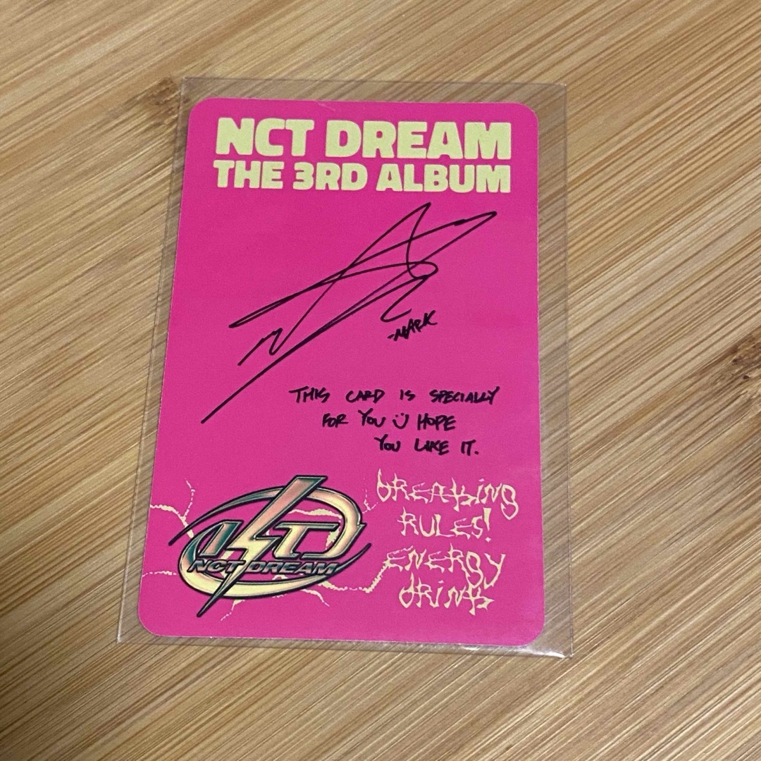 NCT(エヌシーティー)のnct dream マーク istj TARGET トレカ エンタメ/ホビーのCD(K-POP/アジア)の商品写真