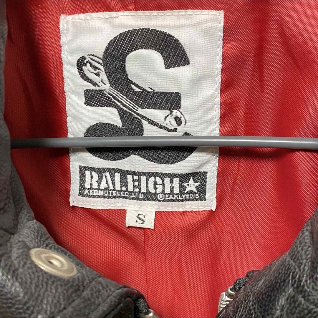 Raleigh(ラレー)のRALEIGH マックショウ レザージャケット ライダースジャケット サイン入り メンズのジャケット/アウター(レザージャケット)の商品写真
