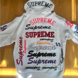 supreme マルチロゴパーカー