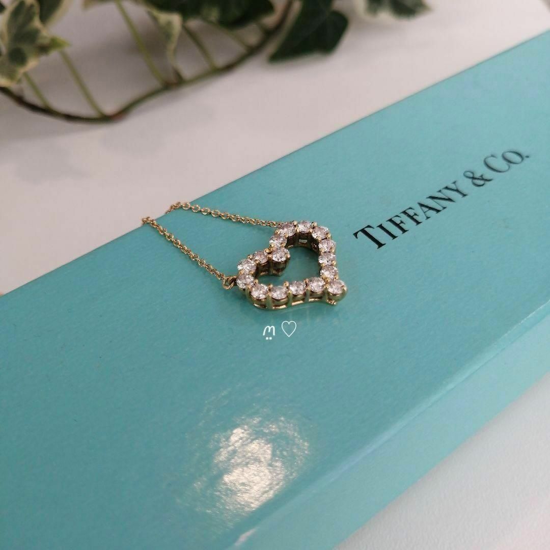 Tiffany & Co.(ティファニー)のティファニー　センチメンタルハートネックレス　ダイヤモンド　Ꮶ18ゴールド レディースのアクセサリー(ネックレス)の商品写真