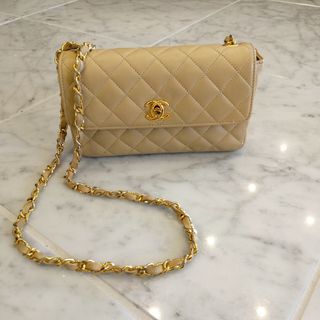 CHANEL - CHANEL シャネル マトラッセ バイカラー チェーン ショルダー CHANEL - CHANEL シャネル マトラッセ バイカラー チェーン ショルダー