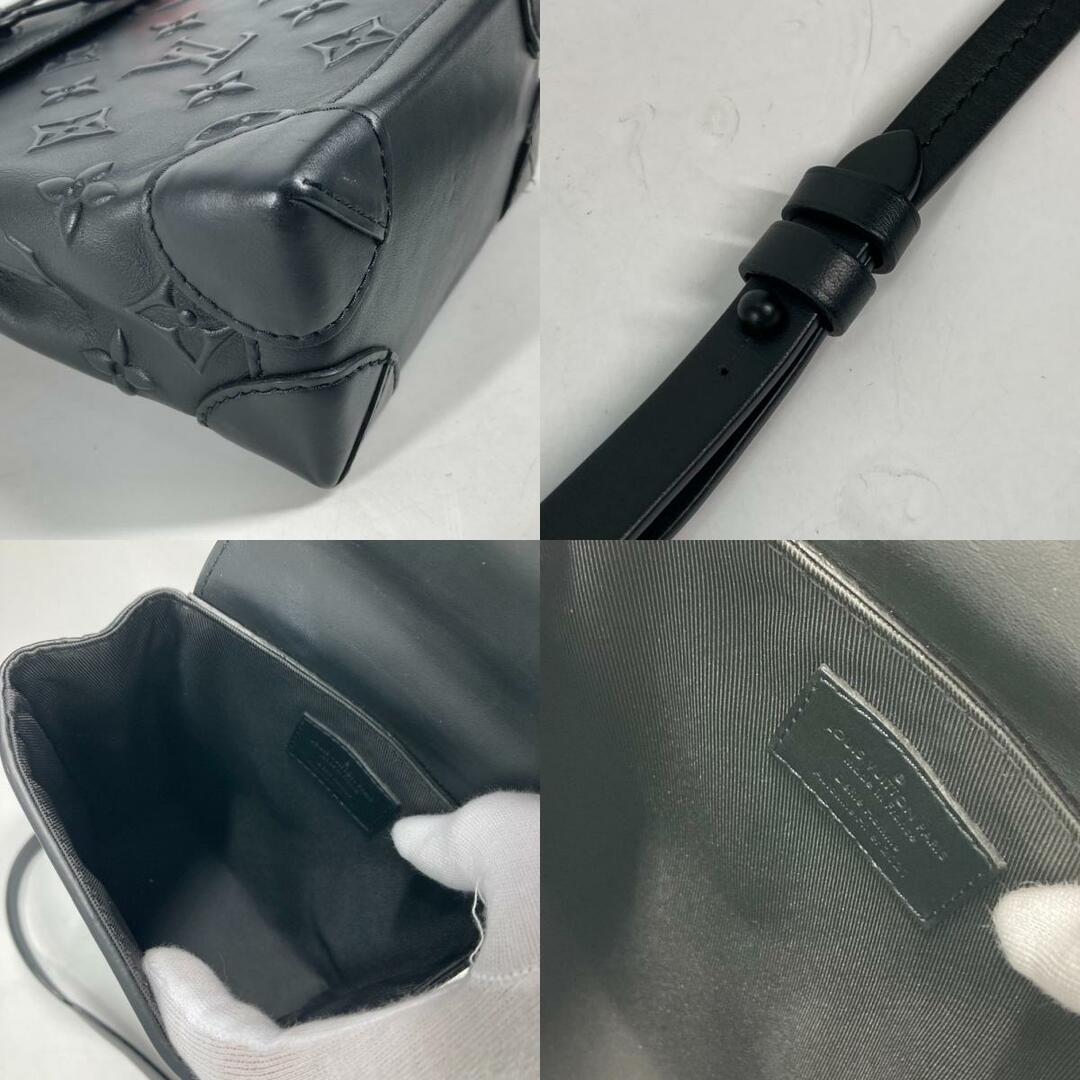 LOUIS VUITTON(ルイヴィトン)のルイヴィトン LOUIS VUITTON スティーマーXS   M58707 モノグラム ヴァージルアブロー カバン ポシェット 斜め掛け チェーン ショルダーバッグ レザー ブラック メンズのバッグ(ショルダーバッグ)の商品写真