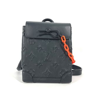 ルイヴィトン(LOUIS VUITTON)のルイヴィトン LOUIS VUITTON スティーマーXS   M58707 モノグラム ヴァージルアブロー カバン ポシェット 斜め掛け チェーン ショルダーバッグ レザー ブラック(ショルダーバッグ)