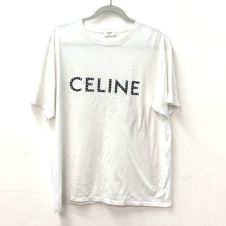 セリーヌ(celine)のセリーヌ CELINE ロゴ スタッズ スター 星 2X47F671Q トップス 半袖 アパレル 半袖Ｔシャツ コットン ホワイト(Tシャツ/カットソー(半袖/袖なし))