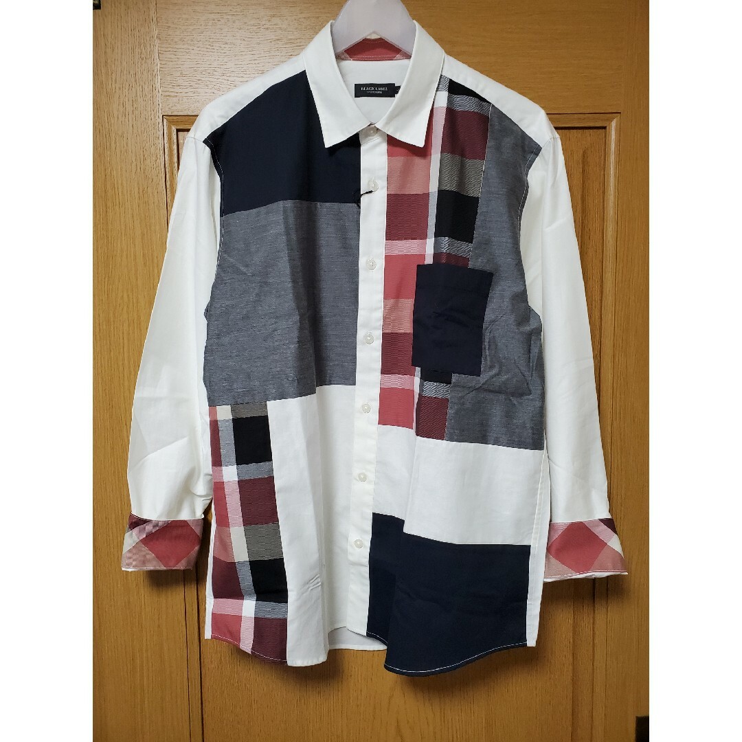 新品】ブラックレーベルクレストブリッジ シャツ L オフホワイト 206 新品】ブラックレーベルクレストブリッジ シャツ L オフホワイト 206