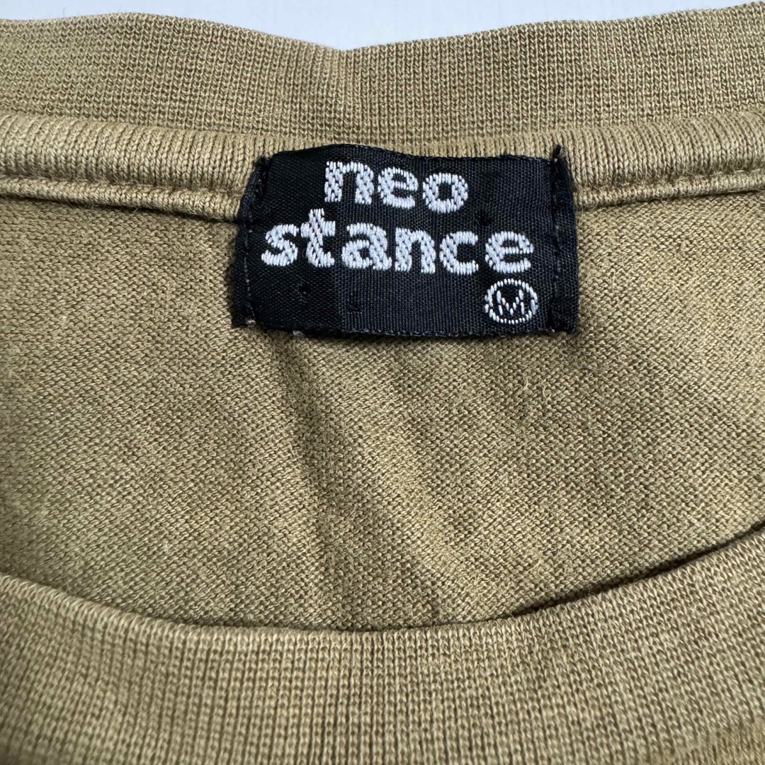 ● neo stance ロゴ プリント Tシャツ バイク 星柄 ドット M ● レディースのトップス(Tシャツ(半袖/袖なし))の商品写真