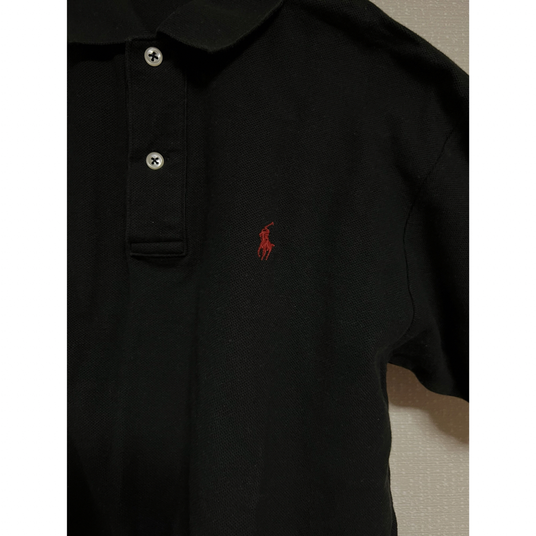 POLO RALPH LAUREN(ポロラルフローレン)のPOLO ラルフローレン ワイシャツ ポロシャツ 半袖 ブラック 黒 メンズのトップス(ポロシャツ)の商品写真