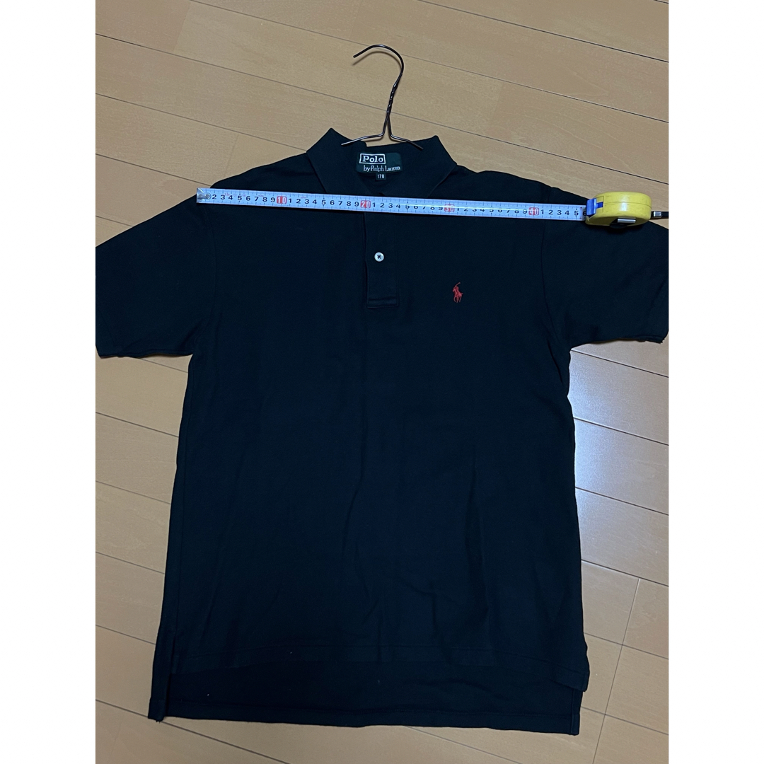 POLO RALPH LAUREN(ポロラルフローレン)のPOLO ラルフローレン ワイシャツ ポロシャツ 半袖 ブラック 黒 メンズのトップス(ポロシャツ)の商品写真