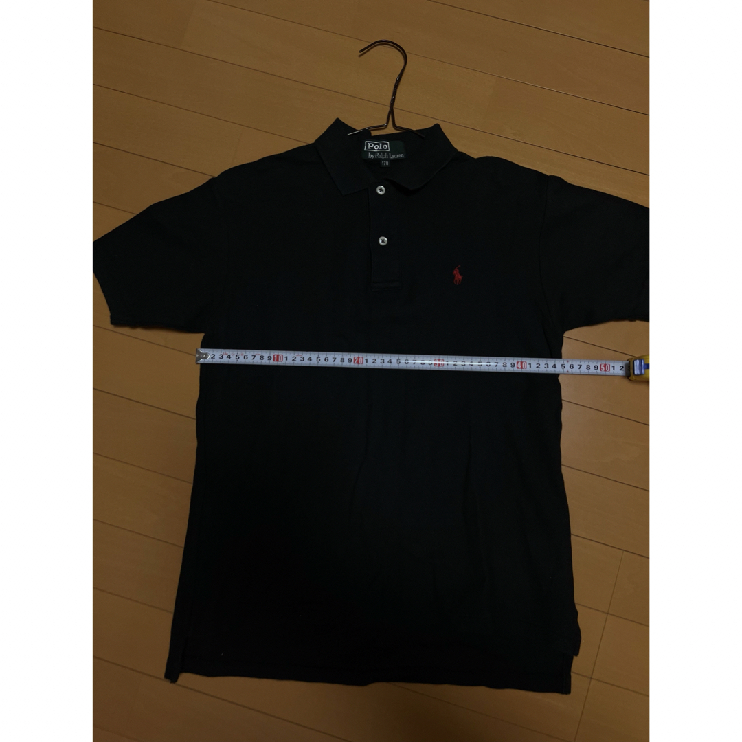 POLO RALPH LAUREN(ポロラルフローレン)のPOLO ラルフローレン ワイシャツ ポロシャツ 半袖 ブラック 黒 メンズのトップス(ポロシャツ)の商品写真