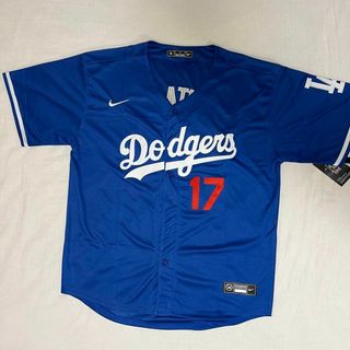 ナイキ(NIKE)の大谷翔平 ドジャース ユニフォーム 野球 MLB Dodgers ブルー(応援グッズ)