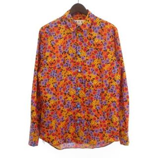 マルニ(Marni)のマルニ MARNI シャツ 花柄 総柄 オレンジ系 マルチカラー 40 S位(シャツ)