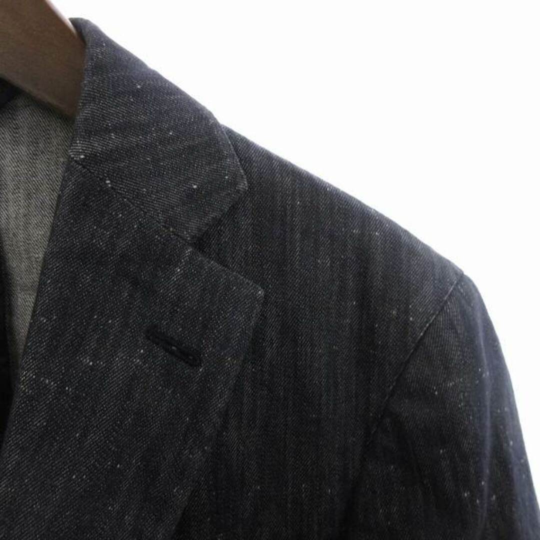 ベルベスト  デニムテーラードジャケット シルク混 紺 44 S位 ■SM1 メンズのジャケット/アウター(テーラードジャケット)の商品写真