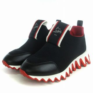 クリスチャンルブタン(Christian Louboutin)のクリスチャンルブタン TIKETA RUN スニーカー 黒 赤 36 23cm位(スニーカー)