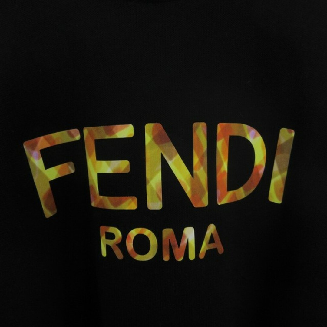 FENDI(フェンディ)のフェンディ ROMA スウェット トレーナー 長袖 クルーネック ロゴ 黒 48 メンズのトップス(その他)の商品写真