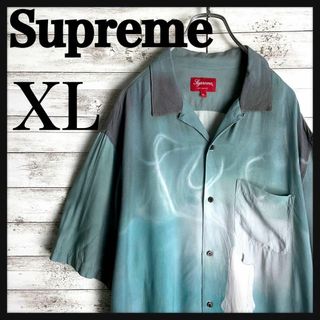 シュプリーム(Supreme)の9567【希少XLサイズ】シュプリーム☆総柄デザイン半袖シャツ　入手困難　美品(シャツ)