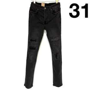 アミリ(AMIRI)の新品 ksubi CHITCH ETHER TRASHED BLACK 31(デニム/ジーンズ)