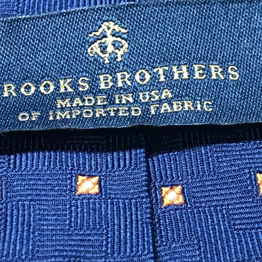 Brooks Brothers(ブルックスブラザース)の美品★ ブルックスブラザーズ★  ブランド ネクタイ シルク  アメリカ製 紺系 メンズのファッション小物(ネクタイ)の商品写真