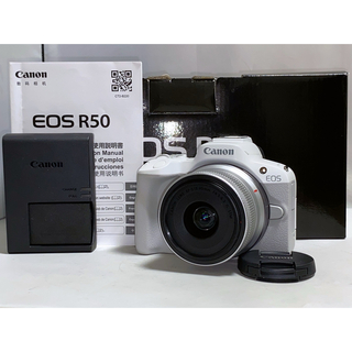 キヤノン(Canon)の【未使用品】Canon EOS R50 18-45mm レンズキット カメラ(ミラーレス一眼)