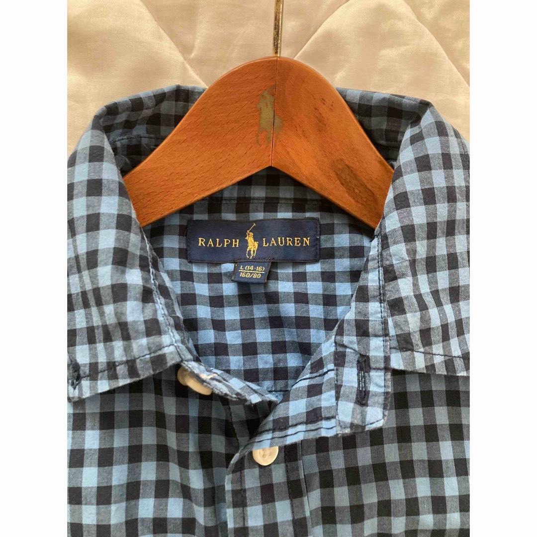 Ralph Lauren(ラルフローレン)の美品💛　RALPH LAUREN ラルフローレン  長袖　シャツ キッズ/ベビー/マタニティのキッズ服男の子用(90cm~)(ブラウス)の商品写真