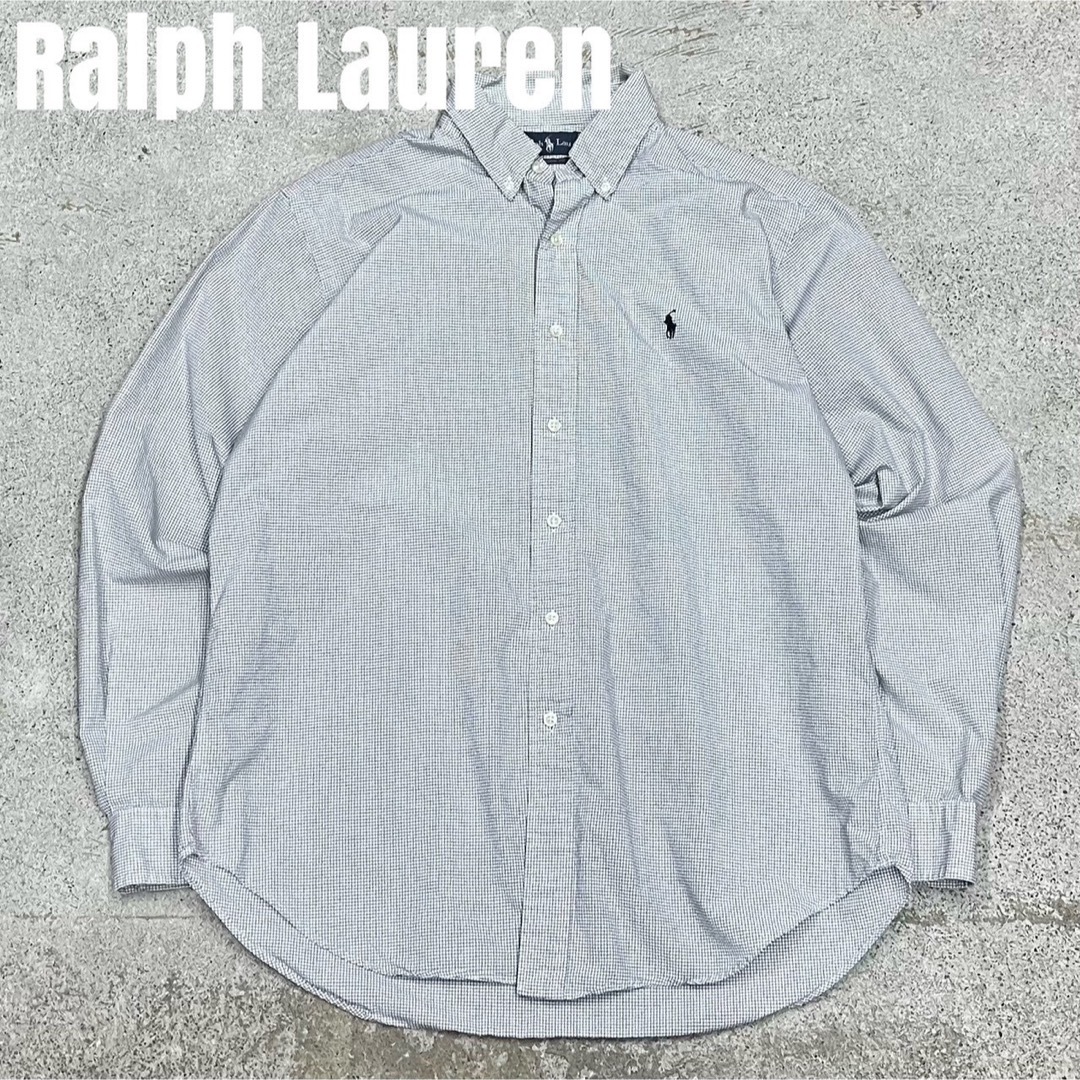 POLO RALPH LAUREN(ポロラルフローレン)の＊7590 ラルフローレン　ワンポイント　チェックシャツ　長袖シャツ メンズのトップス(シャツ)の商品写真