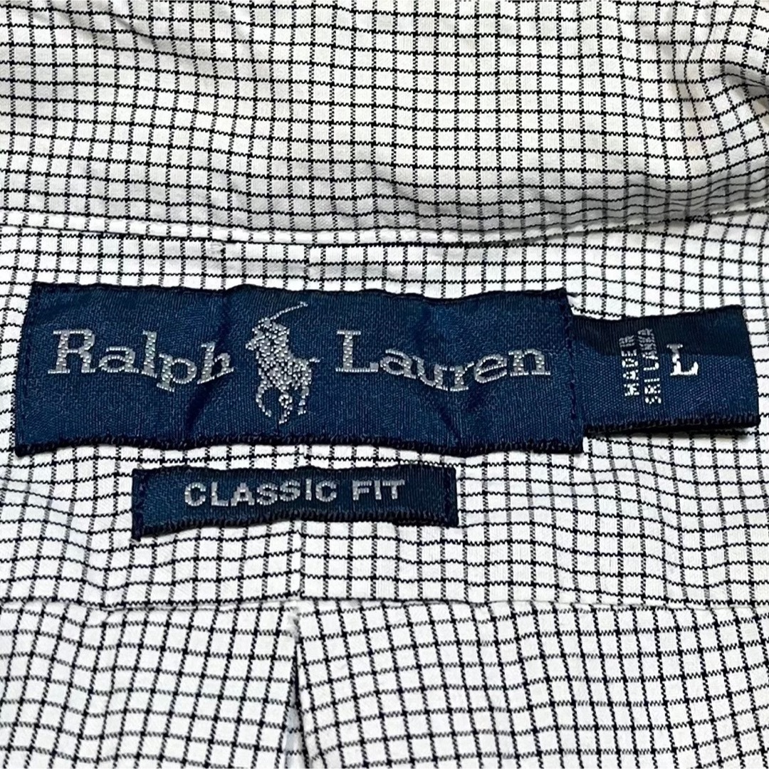 POLO RALPH LAUREN(ポロラルフローレン)の＊7590 ラルフローレン　ワンポイント　チェックシャツ　長袖シャツ メンズのトップス(シャツ)の商品写真