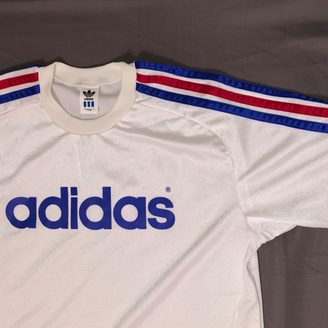 adidas(アディダス)のadidas アディダス　80s 90s サッカー シャツ サイズXL y2k メンズのトップス(Tシャツ/カットソー(半袖/袖なし))の商品写真