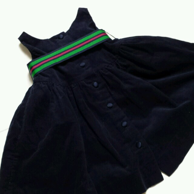 Ralph Lauren(ラルフローレン)の新品　ラルフローレン　ワンピース、スタイ3枚セット キッズ/ベビー/マタニティのベビー服(~85cm)(ワンピース)の商品写真