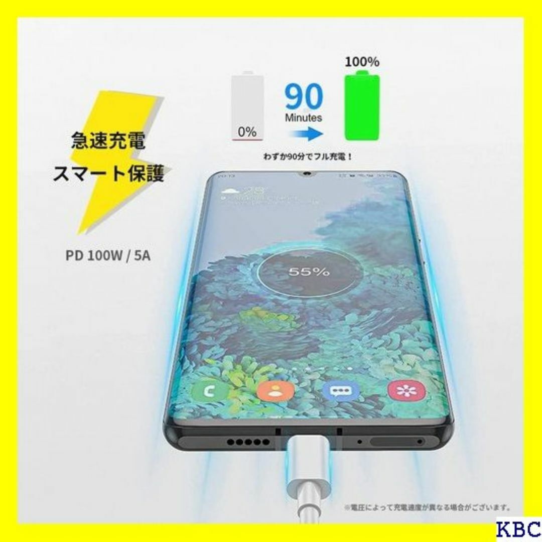 ☆ 2024最新型 タイプc ケーブル 12本セット 1M 充電ケーブル 283 スマホ/家電/カメラのスマホ/家電/カメラ その他(その他)の商品写真