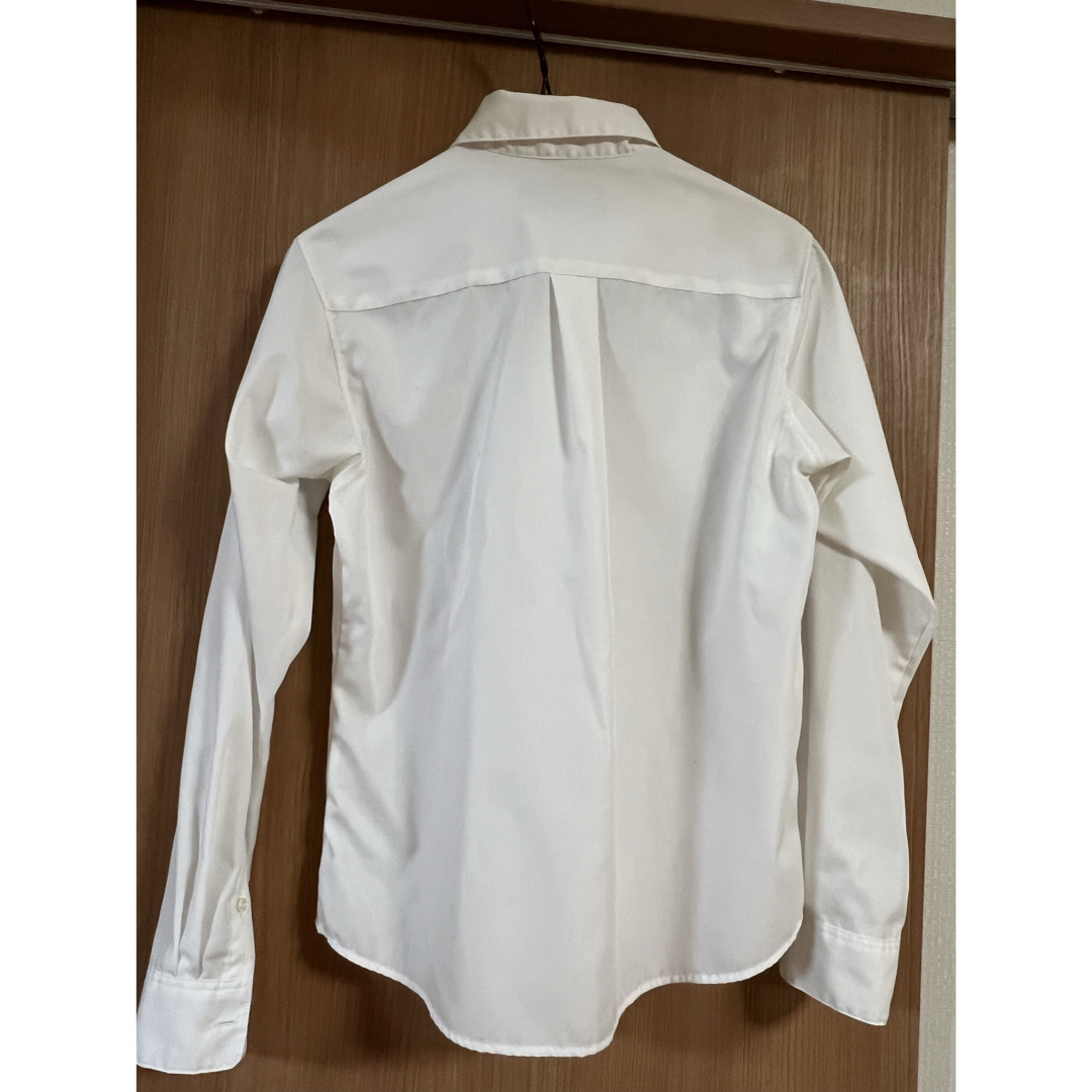 EASTBOY(イーストボーイ)のイーストボーイ EASTBOY ワイシャツ 白 長袖 シャツ  レディースのトップス(シャツ/ブラウス(長袖/七分))の商品写真