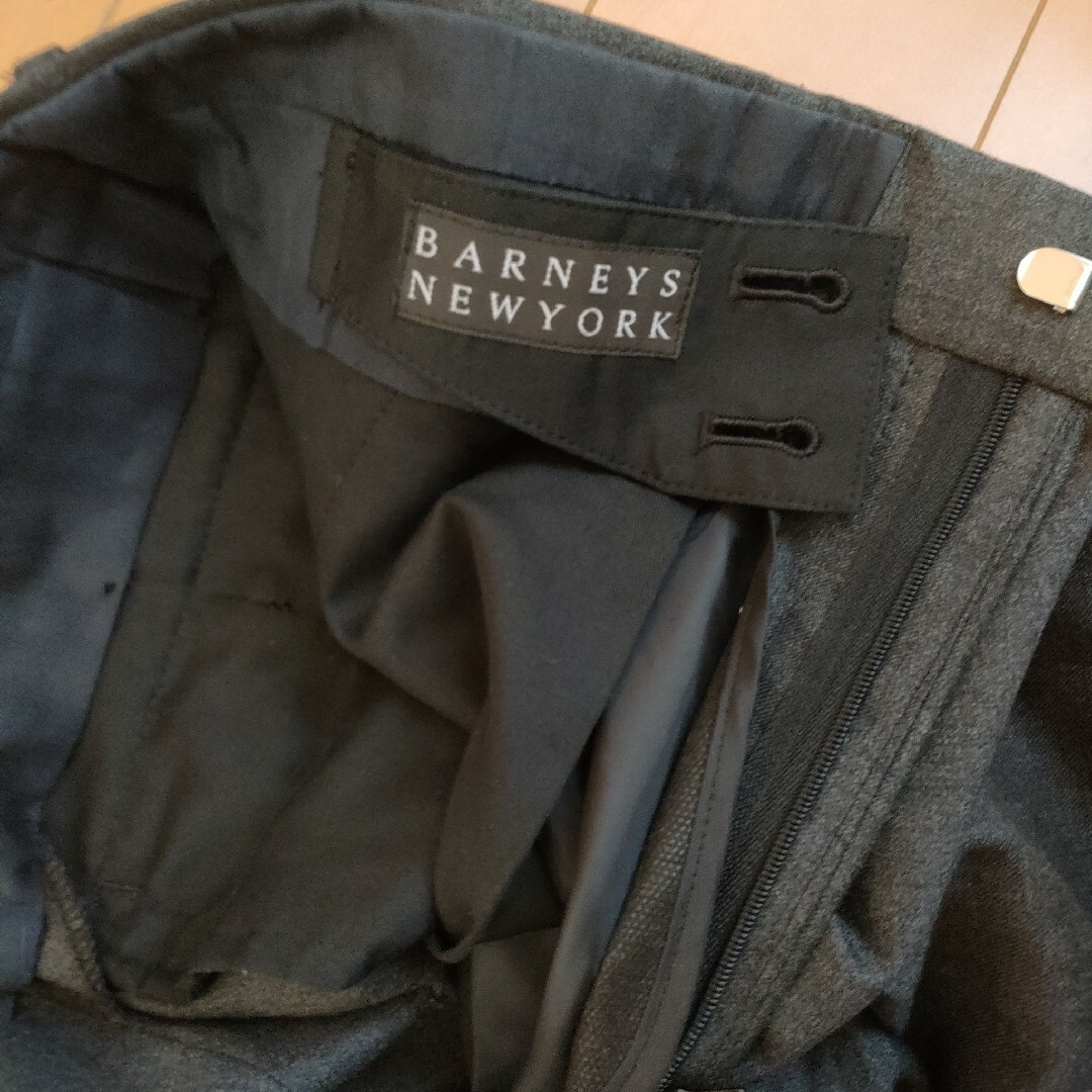 BARNEYS NEW YORK(バーニーズニューヨーク)のバーニーズニューヨーク　ノータック　ウールパンツ　48 メンズのパンツ(スラックス)の商品写真