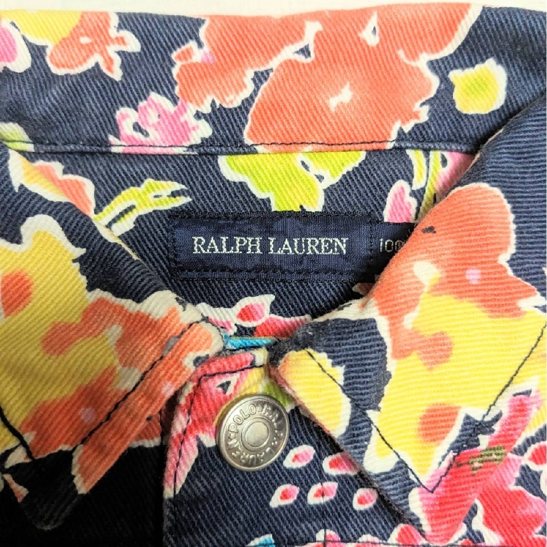 Ralph Lauren(ラルフローレン)のラルフローレン　花柄ジャケット　100cm キッズ/ベビー/マタニティのキッズ服女の子用(90cm~)(ジャケット/上着)の商品写真