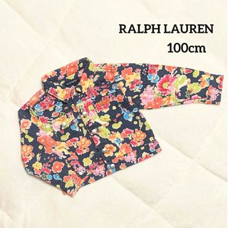 ラルフローレン(Ralph Lauren)のラルフローレン　花柄ジャケット　100cm(ジャケット/上着)