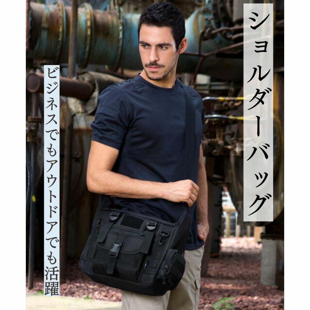 【色: ブラックカモフラージュ】[フレイムアーク] ショルダーバッグ メンズ ト メンズのバッグ(その他)の商品写真