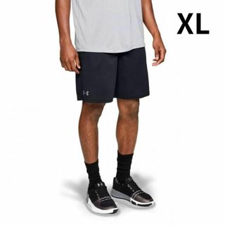 UNDER ARMOUR - 【新品】アンダーアーマー　黒　XL　ハーフパンツ　メンズ　ブラック　メッシュ