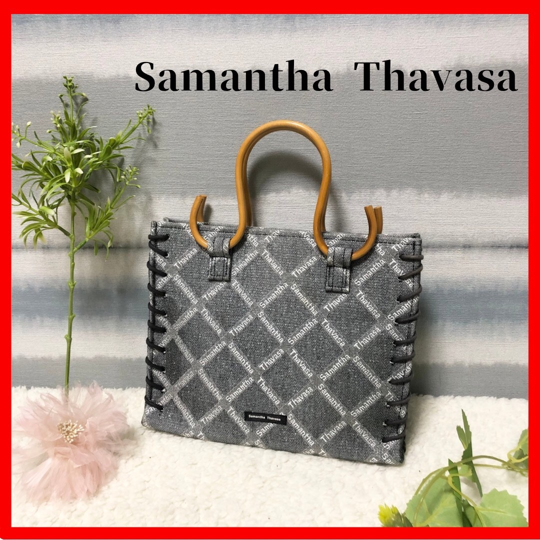 Samantha Thavasa(サマンサタバサ)の【Samantha Thavasa】サマンサタバサ　バンブー　ハンドバッグ レディースのバッグ(ハンドバッグ)の商品写真
