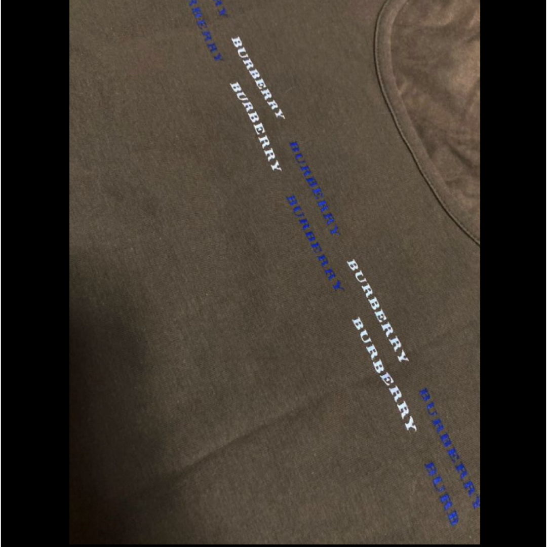 BURBERRY(バーバリー)のバーバリーカーキブラウンコットンT レディースのトップス(Tシャツ(半袖/袖なし))の商品写真