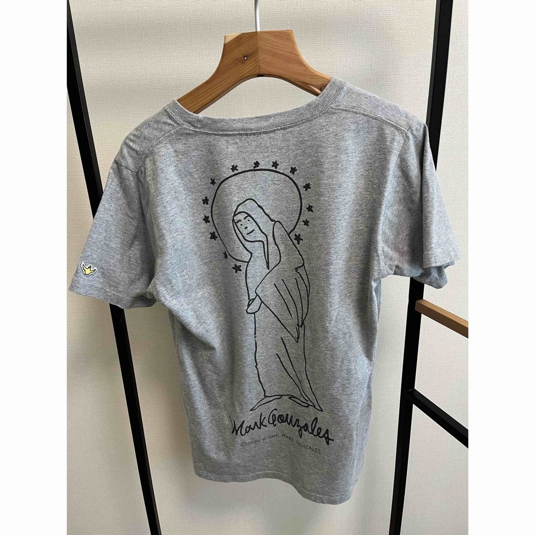 Mark Gonzales(マークゴンザレス)のマークゴンザレス　Mark Gonzales Tシャツ　女神　ワッペン メンズのトップス(Tシャツ/カットソー(半袖/袖なし))の商品写真