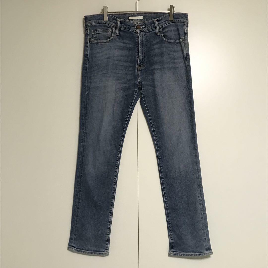 Abercrombie&Fitch(アバクロンビーアンドフィッチ)の【色落ち感◎】アバクロンビー&フィッチ　スリムストレートデニム　C412 メンズのパンツ(デニム/ジーンズ)の商品写真