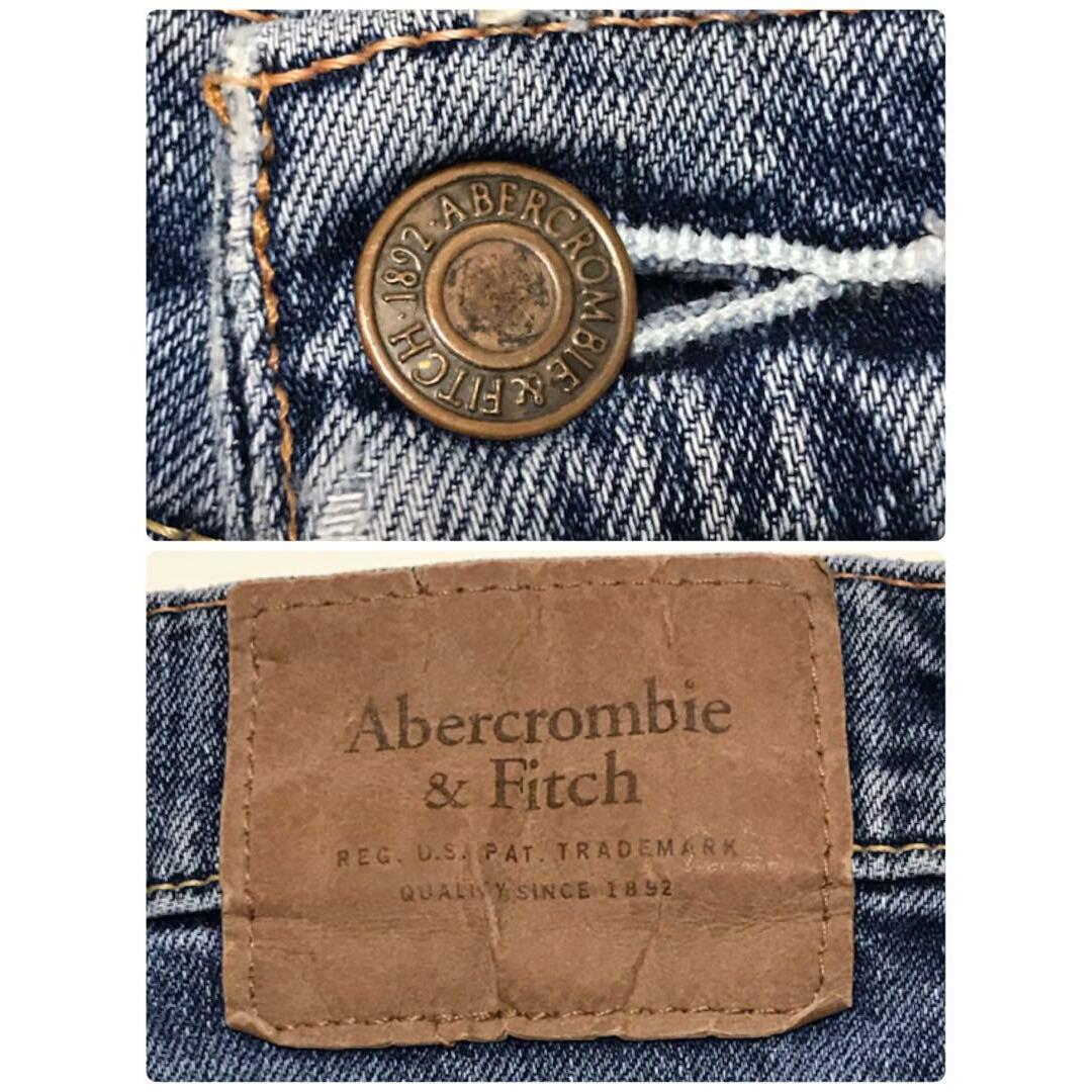 Abercrombie&Fitch(アバクロンビーアンドフィッチ)の【色落ち感◎】アバクロンビー&フィッチ　スリムストレートデニム　C412 メンズのパンツ(デニム/ジーンズ)の商品写真