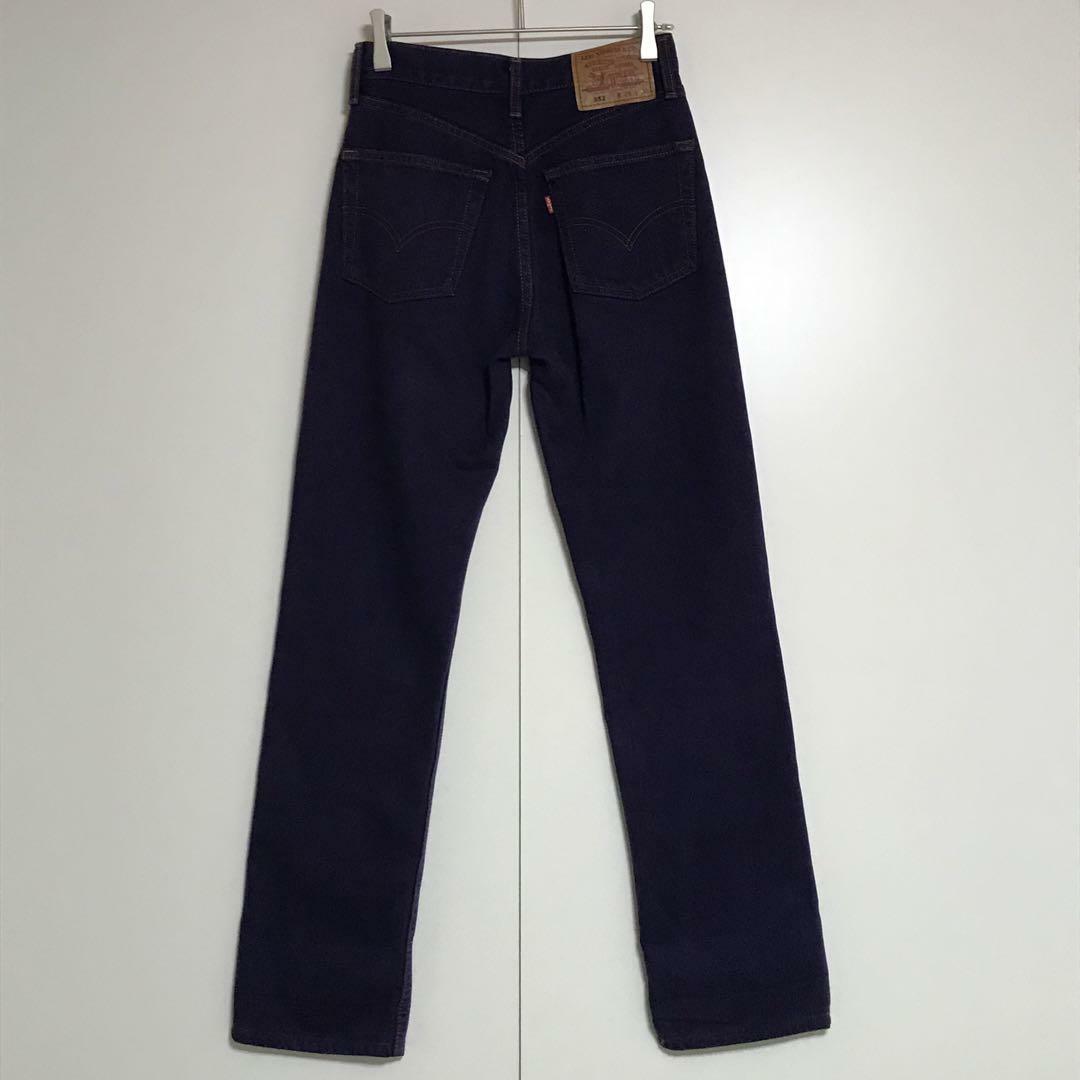 Levi's(リーバイス)の【日本製】リーバイス　カラーデニムパンツ　パープル　美品　 W26  C404 レディースのパンツ(デニム/ジーンズ)の商品写真