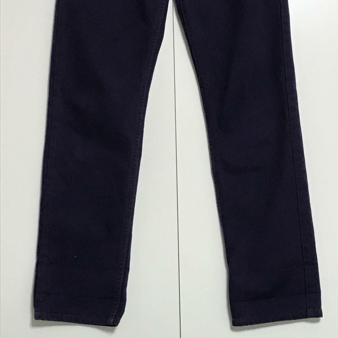 Levi's(リーバイス)の【日本製】リーバイス　カラーデニムパンツ　パープル　美品　 W26  C404 レディースのパンツ(デニム/ジーンズ)の商品写真