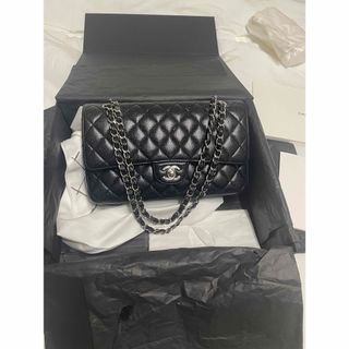 CHANEL定番ブラック、マトラッセ25、キャビア、