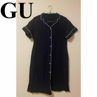 GU - 【GU】オーガニックコットン半袖ワンピースパジャマ
