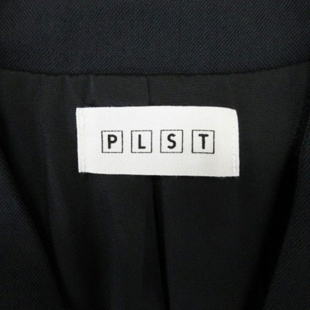 PLST(プラステ)のプラステ PLST リネンブレンド カラーレス ジャケット ネイビー M レディースのジャケット/アウター(その他)の商品写真
