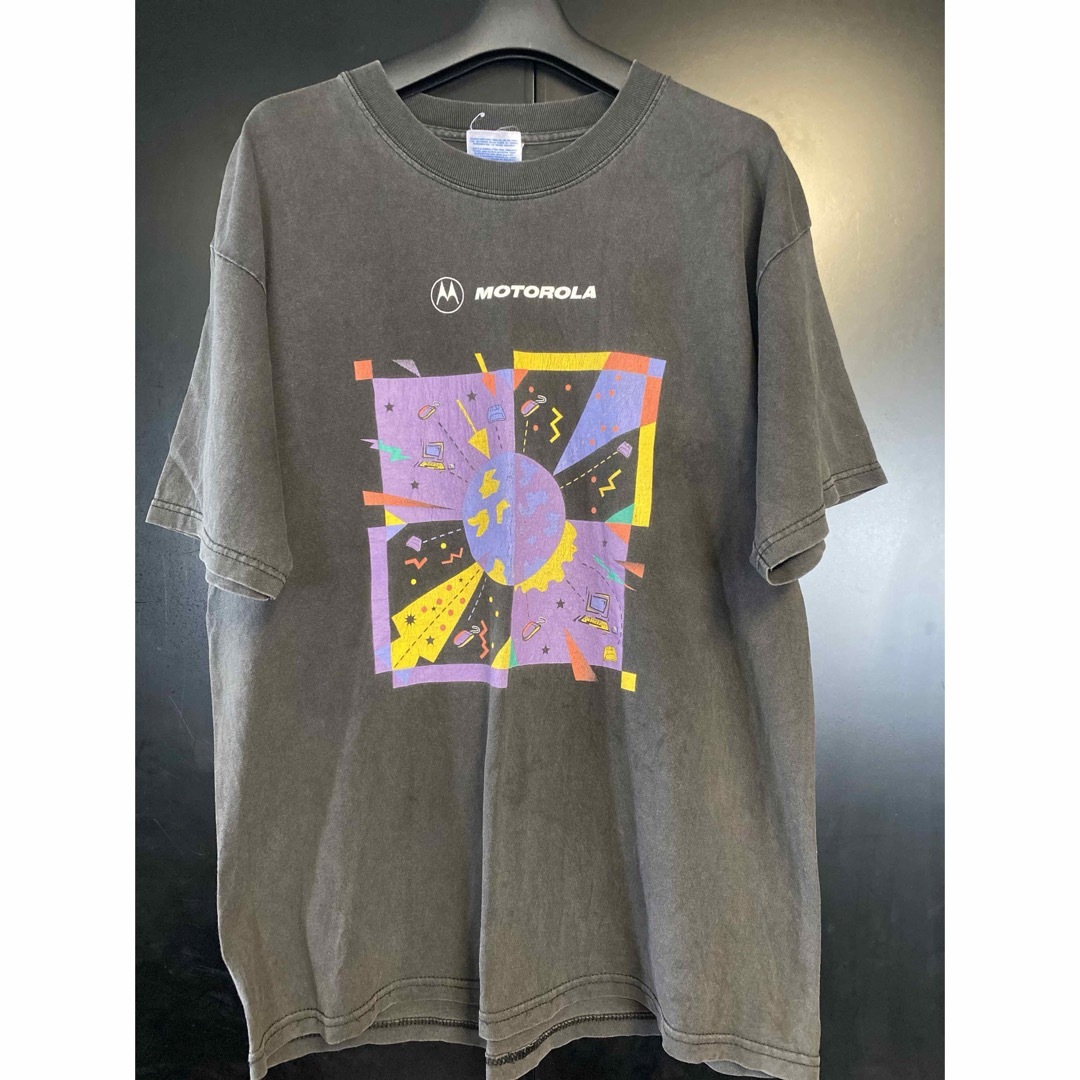 激レア 90'S MOTOROLA Tシャツ ヴィンテージ サ L 企業Tシャツ メンズのトップス(Tシャツ/カットソー(半袖/袖なし))の商品写真