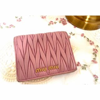 ✿miumiu マテラッセ ピンク 財布