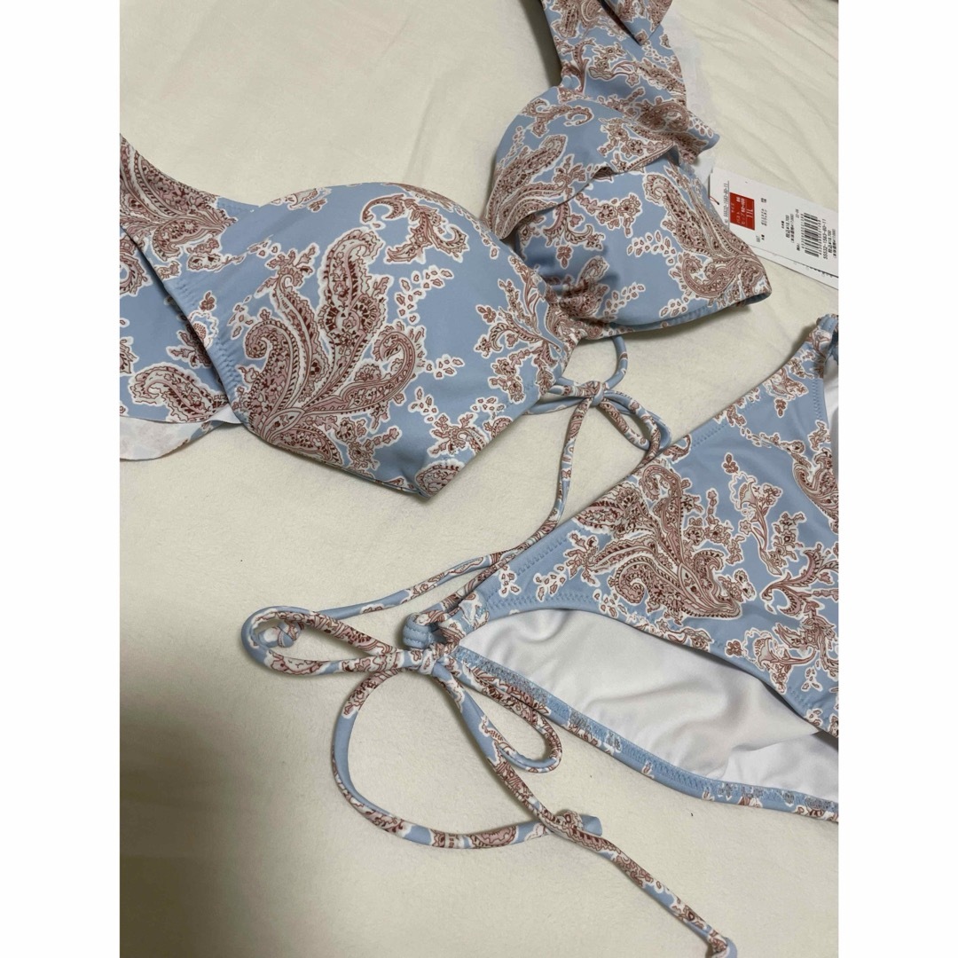 三愛水着楽園(サンアイミズギラクエン)の新品水着👙楽盛りワイヤービキニ 三愛水着楽園 11号 Lサイズ ブルー レディースの水着/浴衣(水着)の商品写真