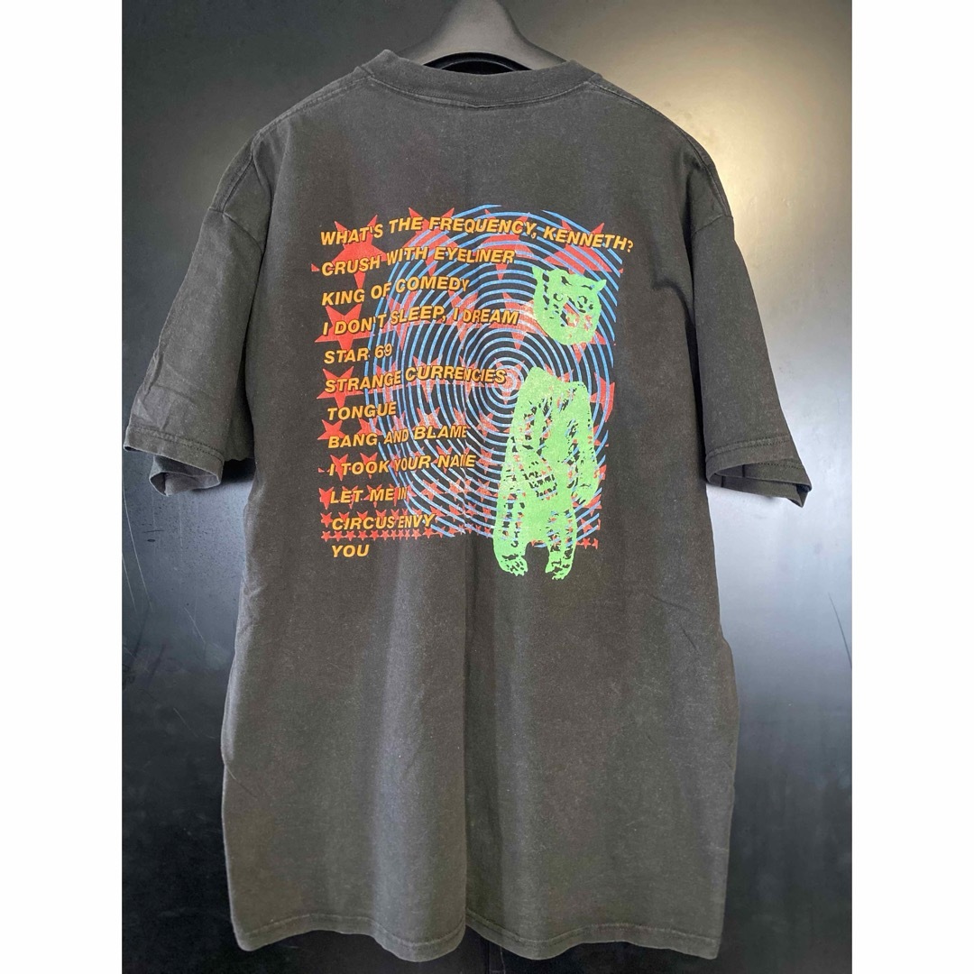 激レア90'S当時物 R.E.M バンドTシャツ ヴィンテージ サイズXLの 激レア90'S当時物 R.E.M バンドTシャツ ヴィンテージ サイズXLの