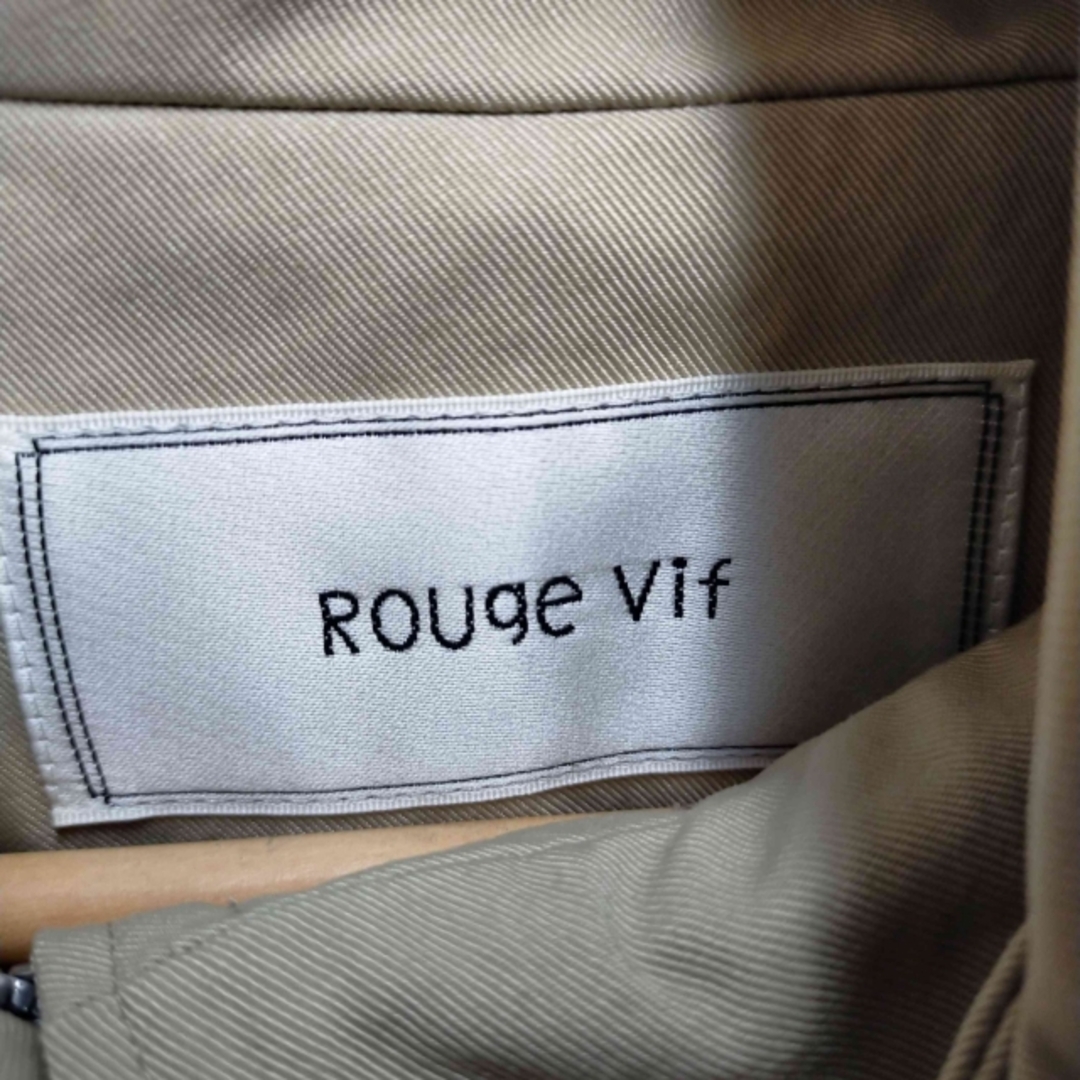 Rouge vif(ルージュヴィフ)のRouge vif(ルージュヴィフ) 袖エコファー切替コート レディース レディースのジャケット/アウター(その他)の商品写真