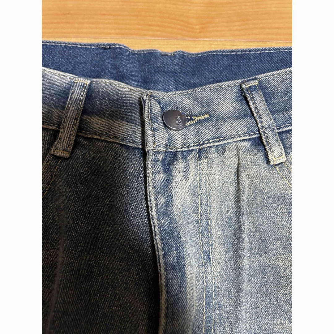 メンズ カジュアルジーンズ  ストリートダメージ加工ルーズフィットジーンズ メンズのパンツ(デニム/ジーンズ)の商品写真